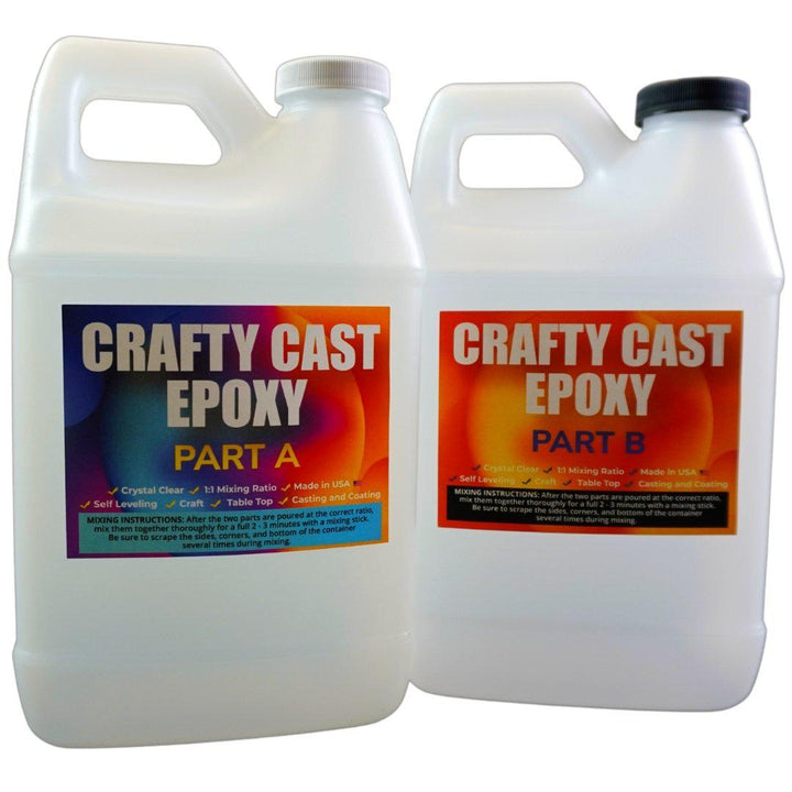 Clear Epoxy Resin for Crafting Coatings and Artwork Castings | Crafty Cast Epoxy
