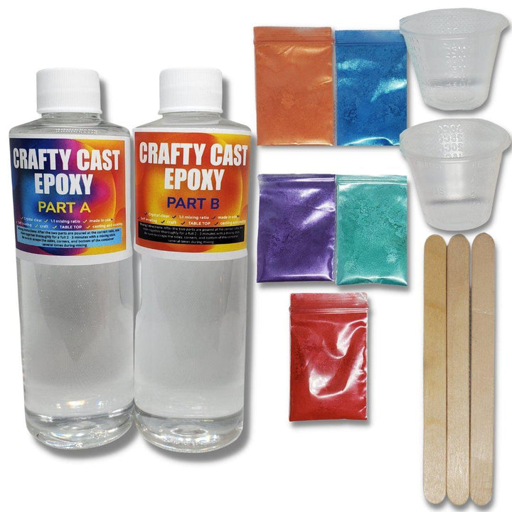 Epoxy Resin Pigment - 16 Color Liquid Translucent Epoxy Resin