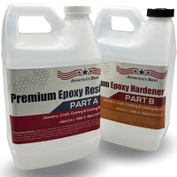 Epoxy Resin Clear Coating For Wood Tabletops and Bars | Gallon Kit